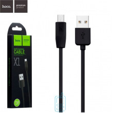 USB кабель Hoco X1 ″Rapid″ micro USB 1m черный