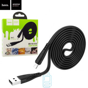 USB Кабель Hoco X42 ″Soft Silicone″ Lightning 1М черный
