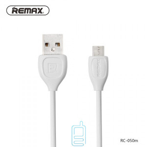 Micro USB кабель Remax lesu RC-050m 1m білий