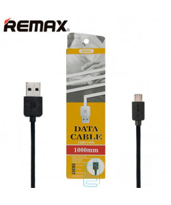 USB кабель Remax Light speed RC-06m micro USB 1m чорний