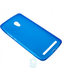 Чехол силиконовый цветной ASUS ZenFone 6 синий