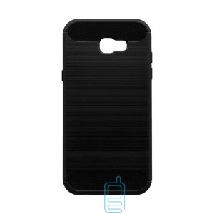 Чехол силиконовый Polished Carbon Samsung A7 2016 A710 черный