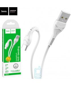 USB кабель Hoco X37 "Cool power" Type-C 1m білий
