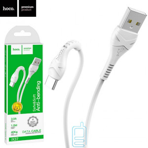 USB кабель Hoco X37 ″Cool power” Type-C 1m белый