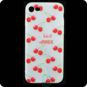 Чехол силиконовый Summer Apple iPhone 7, 8 Small Cherry