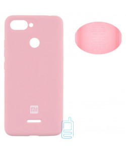Чехол Silicone Cover Full Xiaomi Redmi 6 розовый
