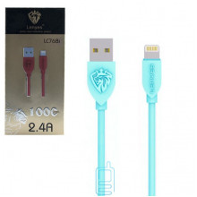 USB кабель Lenyes LC768i Apple Lightning 1m блакитний