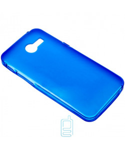 Чехол силиконовый цветной ASUS ZenFone 4 синий