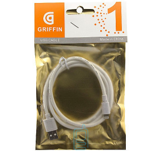 USB кабель Griffin Apple Lightning 1m белый