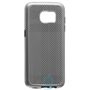 Чохол-накладка GINZZU Carbon X1 Samsung S7 Edge G935 сірий