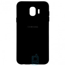 Чохол Silicone Case Full Samsung J4 2018 J400 чорний