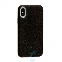 Чехол силиконовый Shine Apple Iphone XR черный