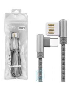 USB Кабель FWA04-TC Type-C тех.пакет серый