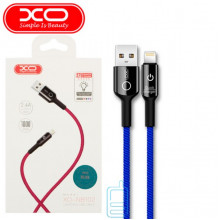 USB Кабель XO NB102 Lightning 1m синій