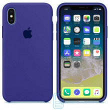 Чохол Silicone Case Apple iPhone X, XS синій 44