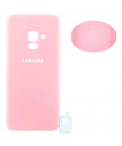 Чехол Silicone Cover Full Samsung J6 2018 J600 розовый