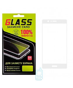 Захисне скло Full Screen Huawei P9 white Glass