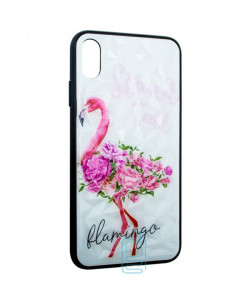 Чехол накладка Prisma Apple iPhone XS Max Flamingo