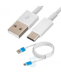 USB Кабель Type-C high copy тех.пакет белый