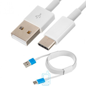 USB Кабель Type-C high copy тех.пакет белый