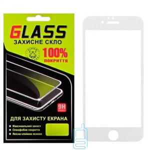 Защитное стекло Full Glue Apple iPhone 6 white Glass