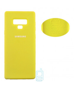 Чохол Silicone Cover Full Samsung Note 9 N960 жовтий