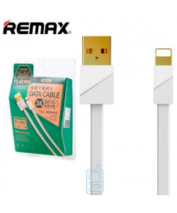 USB кабель Remax RC-048i Gold plating Lightning белый