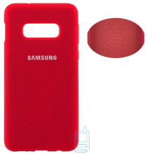 Чехол Silicone Cover Full Samsung S10E G970 красный