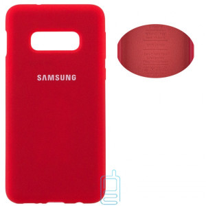 Чехол Silicone Cover Full Samsung S10E G970 красный