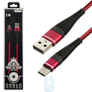 USB Кабель XS-004 Type-C червоний