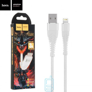 USB Кабель Hoco UD02 ″Grandiose″ Lightning 1М белый