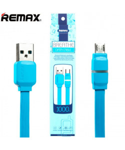 USB кабель Remax Breathe RC-029m micro USB 1m синій