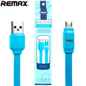 USB кабель Remax Breathe RC-029m micro USB 1m синий