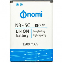 Аккумулятор NOMI NB-5C для i300 1500 mAh AAAA/Original тех.пакет