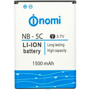 Аккумулятор NOMI NB-5C для i300 1500 mAh AAAA/Original тех.пакет