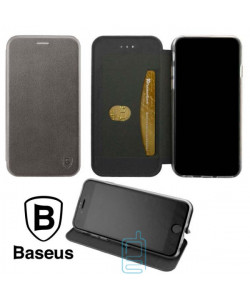 Чохол-книжка Baseus Premium Edge Samsung A6 Plus 2018 A605 сірий