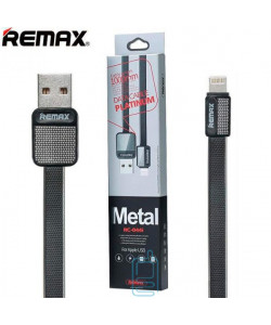 USB кабель Remax Platinum RC-044i lightning 1m чорний