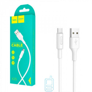 USB кабель Hoco X25 ″Soarer″ micro USB 1m белый