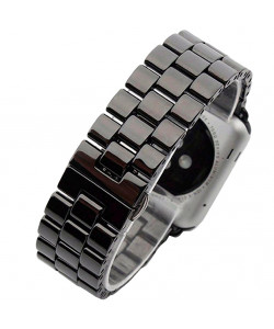 Ремінець Apple Watch 40mm – Керамічний (Чорний)