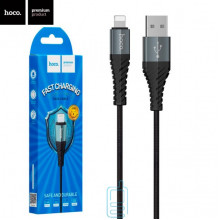 USB кабель Hoco X38 ″Cool” Apple Lightning 1m черный