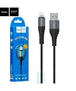 USB кабель Hoco X38 ″Cool” Apple Lightning 1m черный