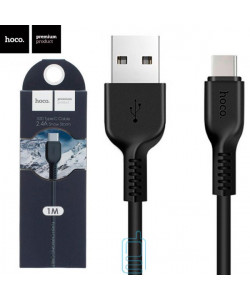 USB кабель Hoco X20 "Flash" Type-C 1m чорний