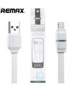 USB кабель Remax Breathe RC-029i lightning 1m білий