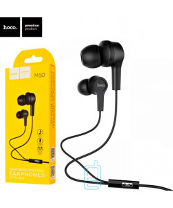 Навушники з мікрофоном Hoco M50 чорні