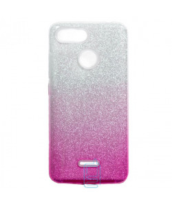 Чохол силіконовий Shine Xiaomi Redmi 6 градієнт рожевий