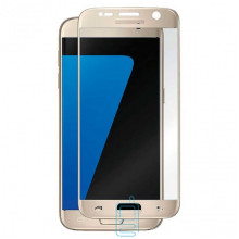 Защитное стекло Full Screen Samsung S7 G930 gold тех. пакет