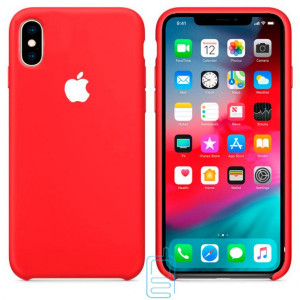 Чехол Silicone Case Apple iPhone XS Max красный 31
