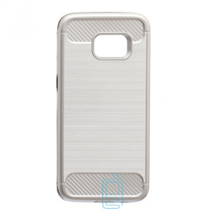 Чохол-накладка Motomo X6 Samsung S7 Edge G935 сріблястий
