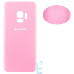 Чохол Silicone Cover Full Samsung S9 G960 рожевий