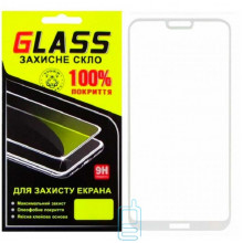 Защитное стекло Full Screen Huawei P20 Lite white Glass